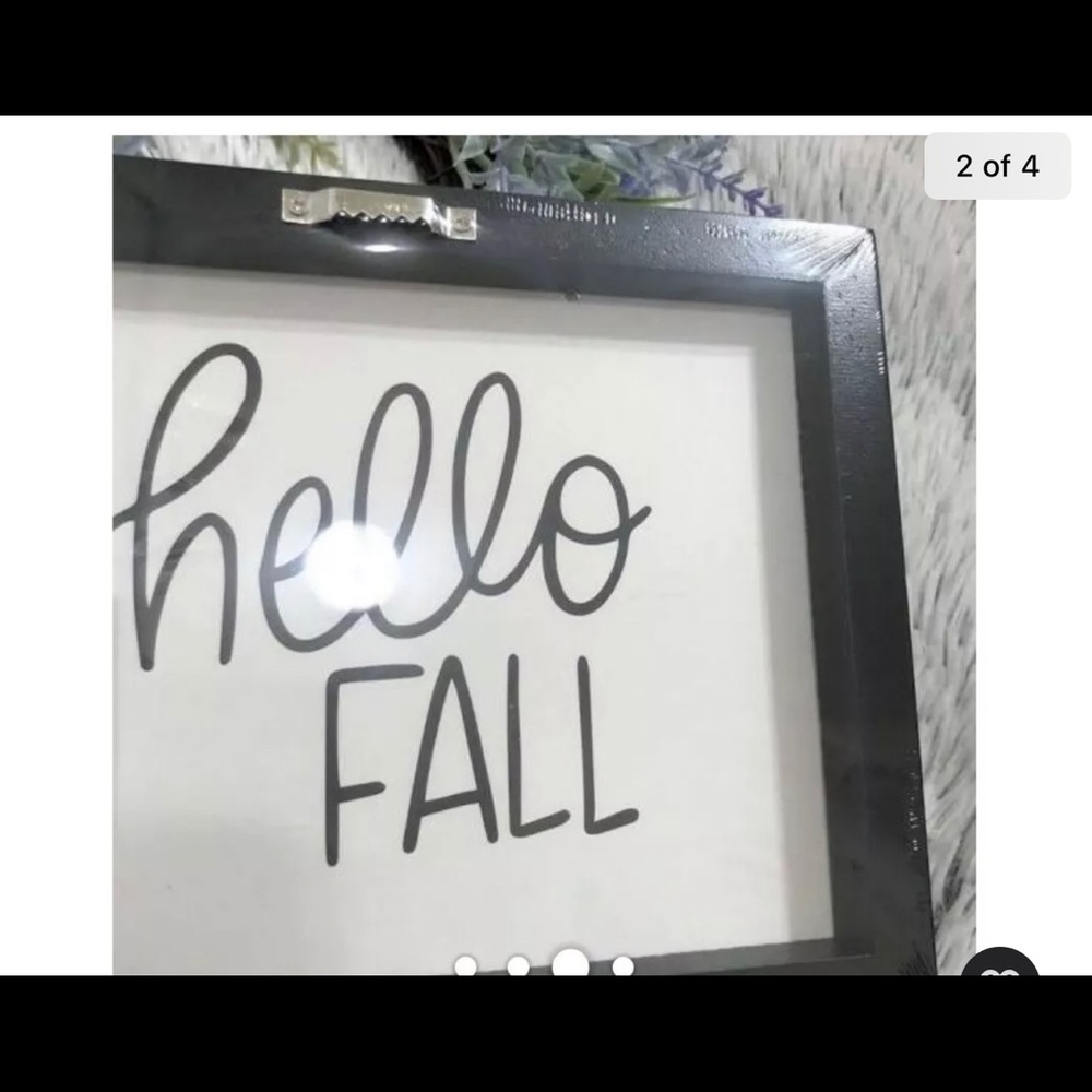 Hello interchangeable decor frame. - Picture 2 of 4